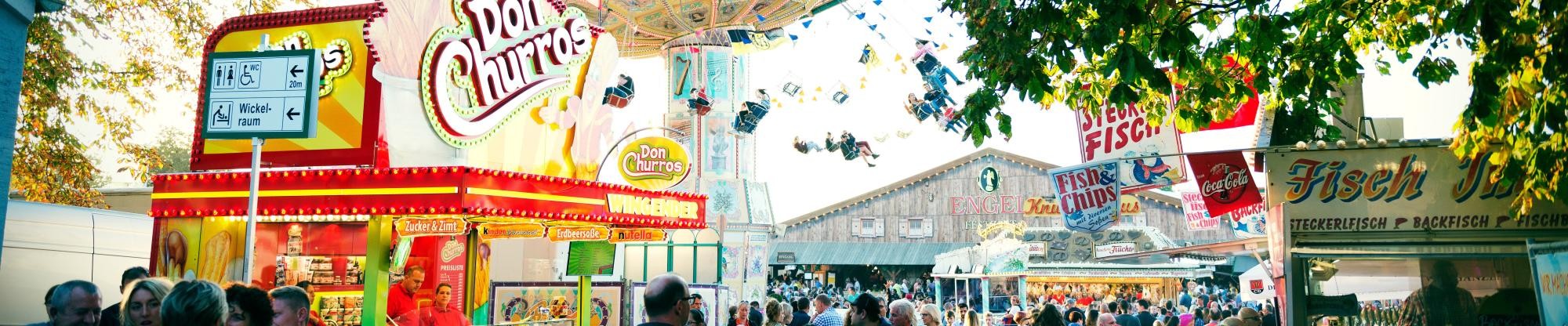 Aussteller am Volksfest