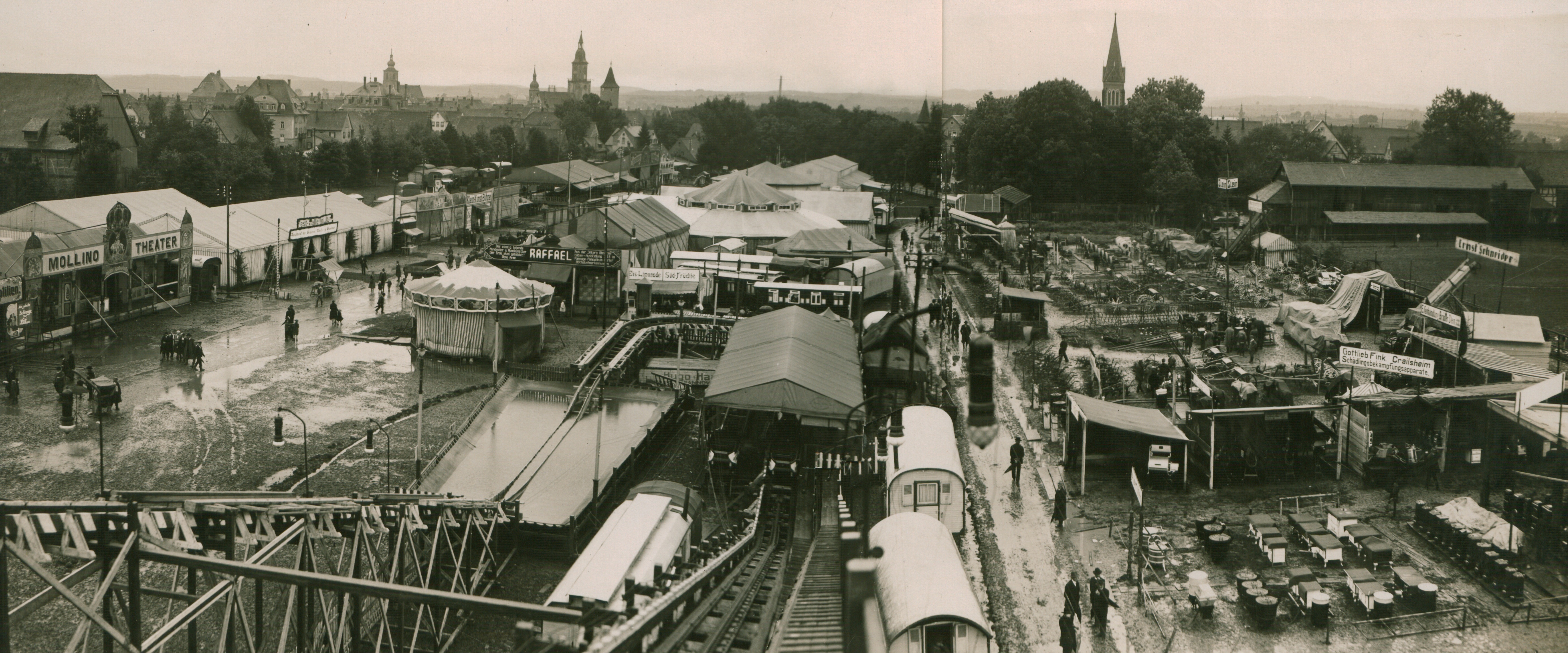 Volksfestplatz um 1930